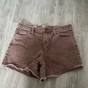 Denim Brown Shorts Size 6/28